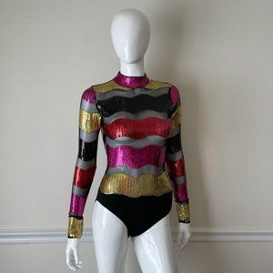 Dolls Kill Style Banjul Festival Rave Sequin Bodys